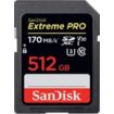 Carte SD SANDISK Extreme Pro SDXC 512 Go 90/170 Mo/s V30