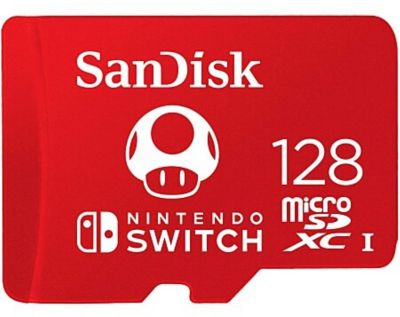 Carte Micro SD SANDISK Nintendo switch microSDXC 128GB