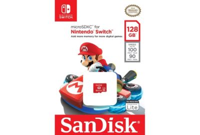 Carte Micro SD SANDISK Nintendo switch microSDXC 128GB