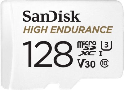 Carte Micro SD SANDISK High Endurance microSDXC 128GB