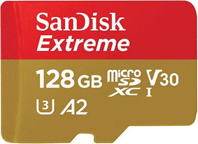 Carte Micro SD SANDISK Extreme microSD card 128Go + Rescue Carte Micro SD SANDISK Extreme microSD card 128Go + Rescue