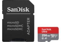 Carte Micro SD SANDISK Ultra microSDXC 256Go + SD Adapteur