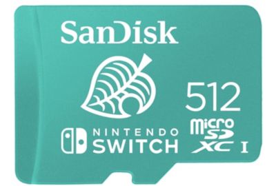Carte Micro SD SANDISK Nintendo Switch microSDXC 512Go