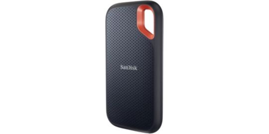 Disque dur SSD externe SANDISK Extreme 2To noir et rouge