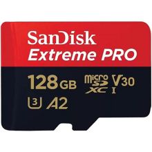 Carte Micro SD SANDISK 128GO Extreme Pro microSDXC