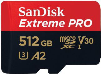 Protège écran SANDISK Carte mémoire MicroSDXC Extreme PRO 512G