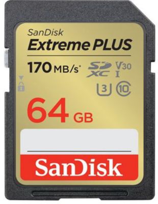 Carte SD SANDISK 64 GO Extreme Plus SDXC