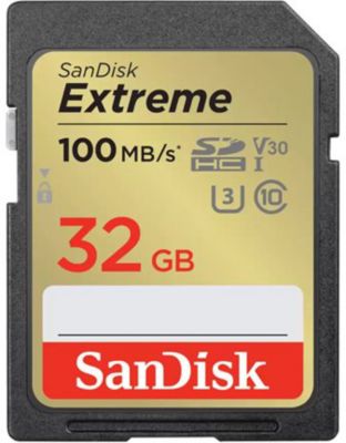 Carte SD SANDISK 32GO Extreme Plus SDHC