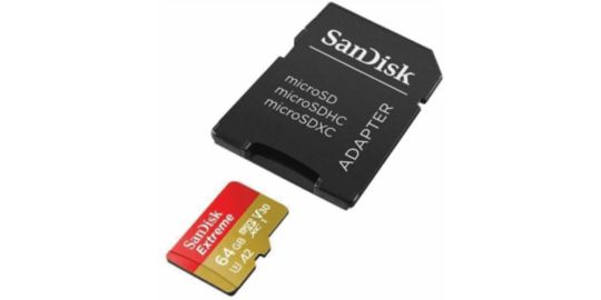Carte Micro SD SANDISK 64GO microSD  Extreme SDXC