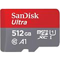 Carte Micro SD SANDISK 512Go Ultra Micro SD + SD Adapter