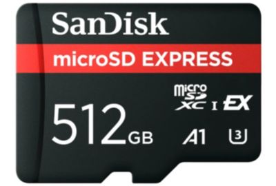 Carte Micro SD SANDISK EXPRESS 512GB SWITCH