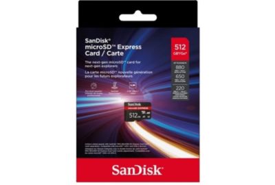 Carte Micro SD SANDISK EXPRESS 512GB SWITCH