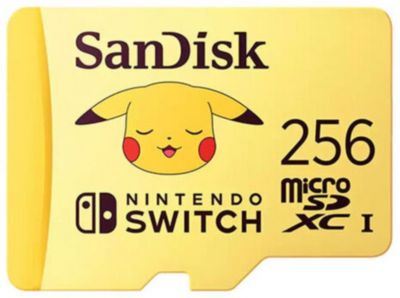 Carte Micro SD SANDISK MICRO SDXC 256GB PIKACHU SWITCH