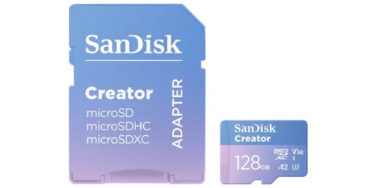 Carte Micro SD SANDISK 128Go Creator
