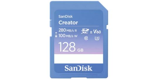 Carte Micro SD SANDISK 128Go UHS-II  Creator