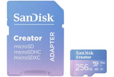 Carte Micro SD SANDISK 256Go Creator