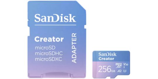Carte Micro SD SANDISK 256Go Creator