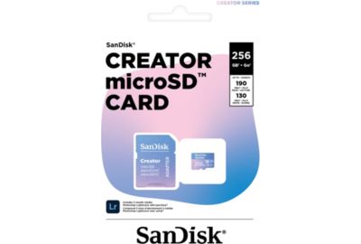 Carte Micro SD SANDISK 256Go Creator