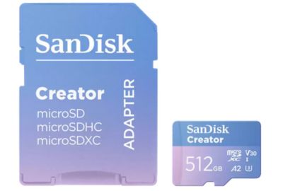 Carte Micro SD SANDISK 512Go Creator