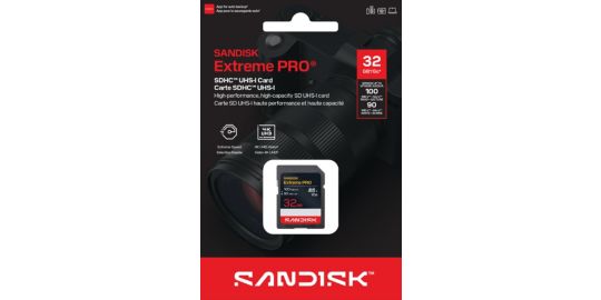 Carte SD SANDISK Extreme PRO 32GB SDHC