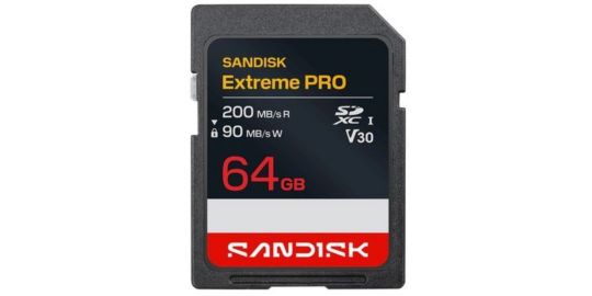 Carte SD SANDISK Extreme PRO 64GB SDXC
