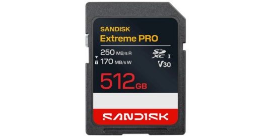 Carte SD SANDISK Extreme PRO 512GB SDXC