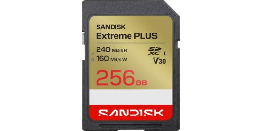 Carte Micro SD SANDISK Extreme PLUS microSD 256Go UHS-I
