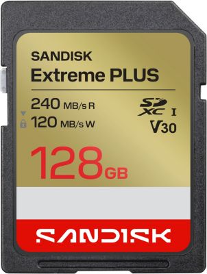 Carte Micro SD SANDISK Extreme PLUS microSD 128Go UHS-I