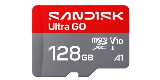 Carte Micro SD SANDISK Ultra GO uSD 128Go 190MBs C10 UHS
