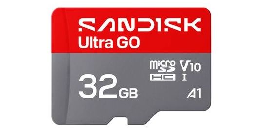 Carte Micro SD SANDISK Ultra GO uSD 32Go 125MBs C10 UHS