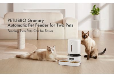 Distributeur PETLIBRO automatique de croquette 5L Duo Blanc