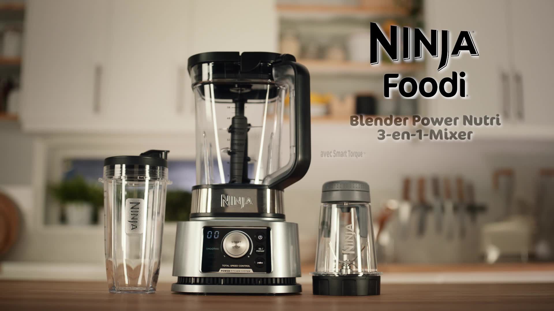 Blender NINJA Foodi Power Nutri 3-en-1 CB350EU