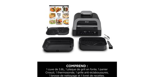 Grille-viande NINJA Foodi Air Grill Smart 4-6 pers DG551EU