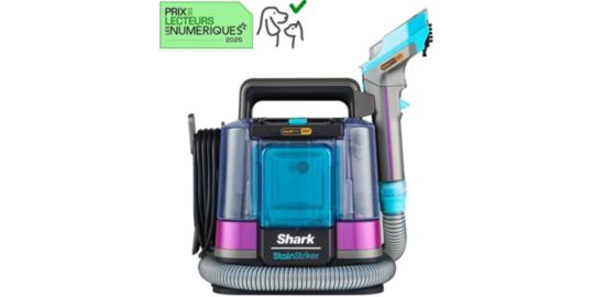 Système triple réservoir Shark StainStriker Hair Pro Pet