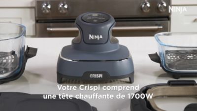 Voir la vidéo pour Friteuse sans huile NINJA CRISPi 4-in-1 Vert Sauge FN101EUSG