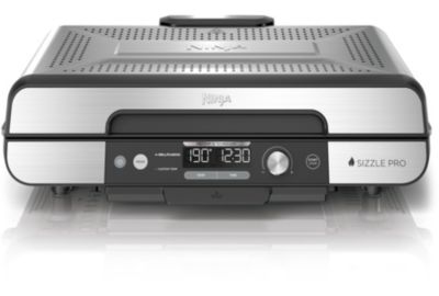 Plancha électrique NINJA GX101EU gris grill/plancha intérieurXL à poser, 47x24.7 cm