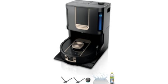 Robot Aspirateur Laveur SHARK PowerDetect ThermaCharged Noir