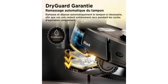 Robot Aspirateur Laveur SHARK PowerDetect ThermaCharged Noir