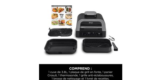 Grille-viande NINJA Foodi Air Grill Smart 4-6 pers DG551EU