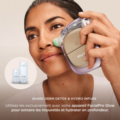 Kit de soins SHARK de soins FacialPro Glow : exfoliant