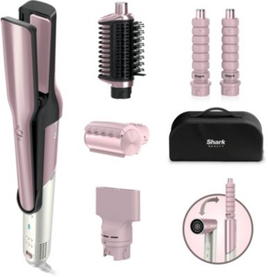 Fer multistyle SHARK et Multi-Styler 5-en-1 Rose HD6051SEUP