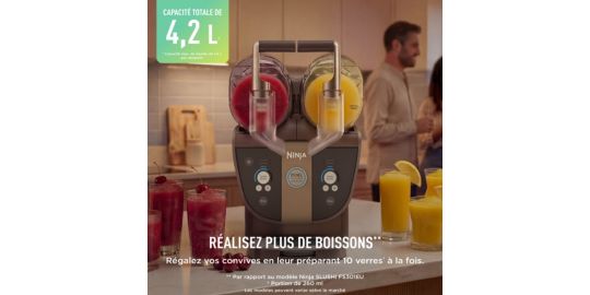Sorbetière NINJA SLUSHi Twist Frozen Drink Maker Mocha FS