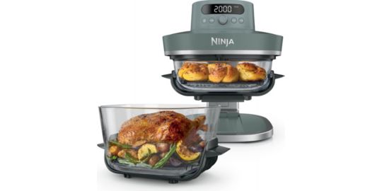Friteuse sans huile NINJA CRISPi PRO 4-in-1 Ash Grey AS101EUGY vert