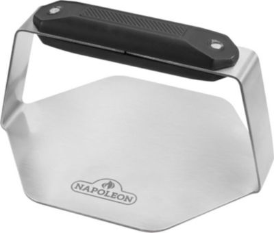 Ustensile barbecue NAPOLEON Presse à hamburger hexagonale - inox