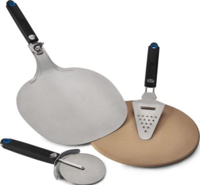 Pelle à Pizza NAPOLEON Kit à pizza 4 ustensiles - Pierre / Pell