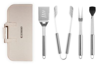 Ustensile barbecue LE CREUSET accessoires barbecue 4pcs + housse
