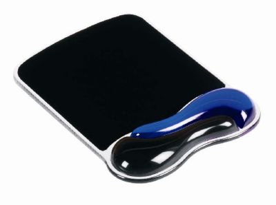 Tapis de souris KENSINGTON Duo Gel Wave SOURIS Blue/Black