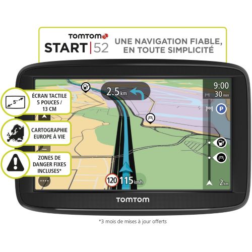 GPS TOMTOM Start 52 Europe 48 pays Boulanger