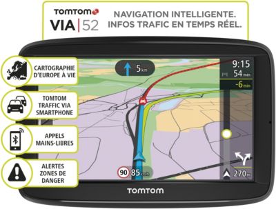 GPS TOMTOM Via 52 Europe 48 pays GPS TOMTOM Via 52 Europe 48 pays