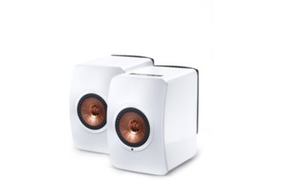 KEF LS50 Wireless laquée Blanche